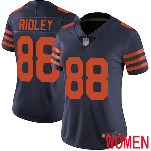 Chicago Bears Limited Navy Blue Women Riley Ridley Jersey NFL Football #88 Rush Vapor Untouchable